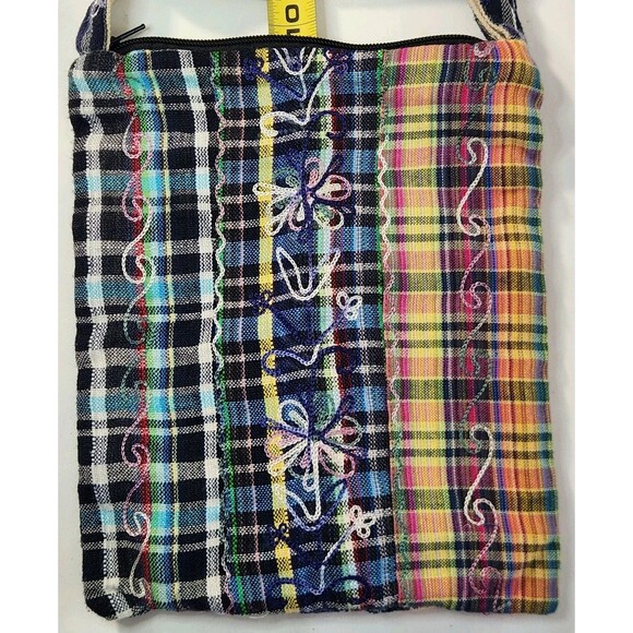 Sacred Threads Vintage Y2K Boho Crossbody Bag Purse 100% Cotton Hippie Handbag - Picture 5 of 15